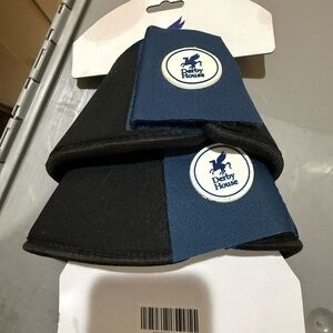 Derby Horse brand Black and Blue over reach equine Boots pony / cob size NEW
